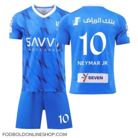 Al-Hilal Neymar Jr #10 Hjemme Trøje Børn 2023-24 Kortærmet (+ Korte bukser)